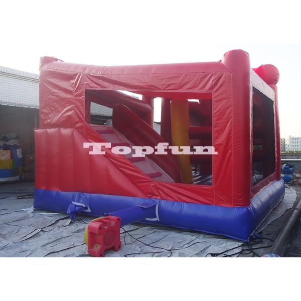 Disneyland Inflatable Jumping Castle / Fantastic Micky House With Slide