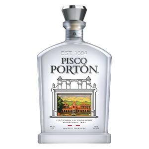 750ml PISCO BOTTLE WITH FROSTED AND WINDOW