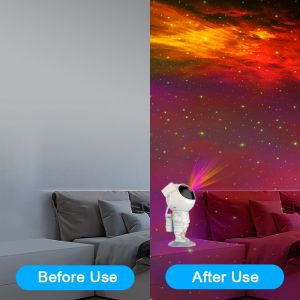 Home Room Decor Astronaut Galaxy Star Projector Practical RGB LED