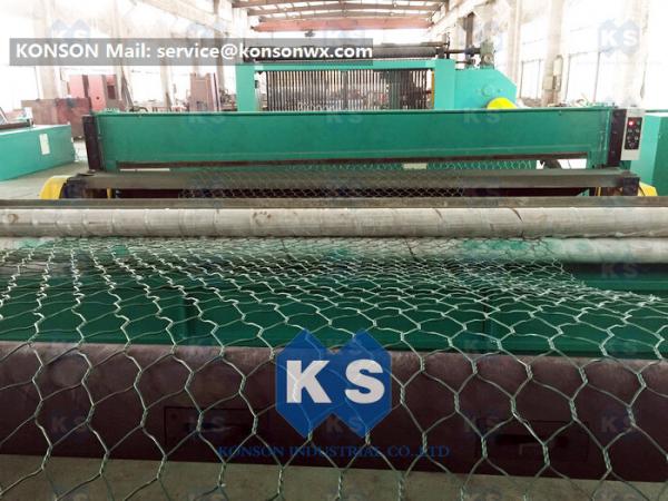 Quality Automatic Double Twist Hexagonal Wire Mesh Machine PLC Control System for sale