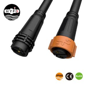 Brass Contact M26 12 Pin Waterproof Circular Connector