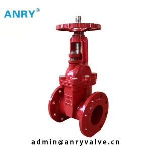 GOST Extended Stem Gate Valve Steel 20 Flanged Raised Face Gate Valve PN16 PN40