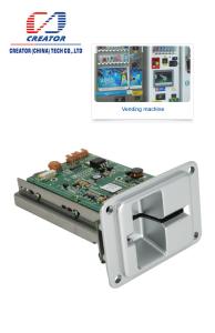China Manual Insert Dip Card Reader RS232 IC Smart Card Reader With Card Latch Function on sale