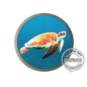 Semi Outdoor 1500nits High Brightness Wifi Digital Signage 23.6 Inch Circular