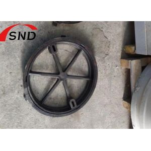 Wholesale EN124 Standard E600 F900 Ductile Iron Manhole Cover for Precast Concrete from china suppliers