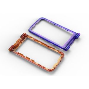OEM / ODM ： Precision Injection Molding & Transparent Clamshell Phone Front