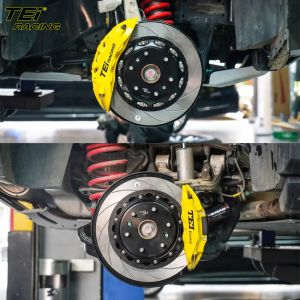 Front 6 piston and rear 4 piston caliper with E-brake caliper BBK auto brake