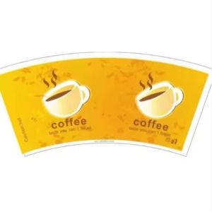 FSC Certification Biodegradable 4~32oz PLA PE Coated Paper Cup Printing Paper