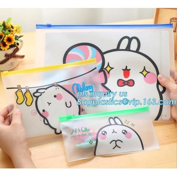 PE PP plastic zipper bag with slider for packaging, Zip lockkk colorful slider