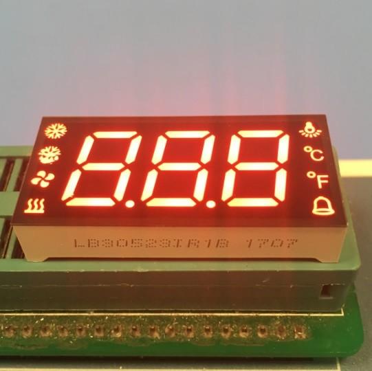 SGS Custom LED Display , Multi color 7 Segment Display for temperature humidity