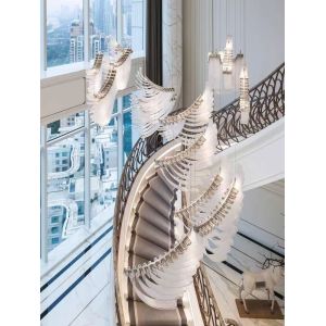 Hotel Lobby Chandelier Angel Wings Wings Artistic Modeling Villa Pick Empty Hall