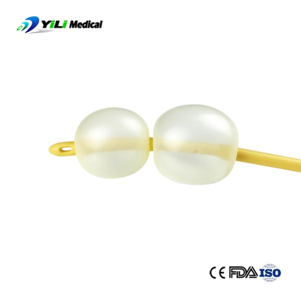 Nontoxic Latex Foley Balloon Catheter Silicone Coated Multiscene