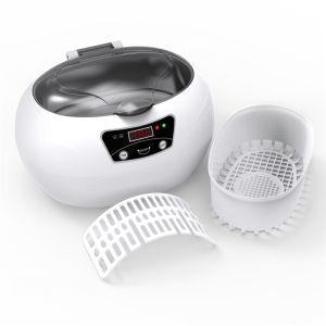 China Digital Timer 600ML Household Ultrasonic Cleaner With Basket on sale