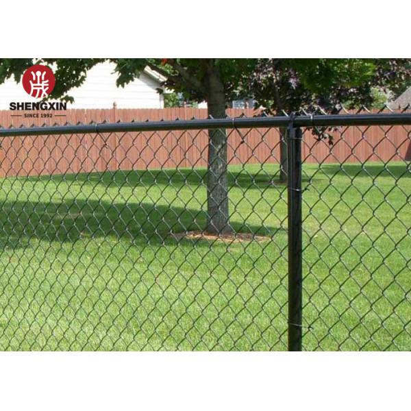 Flexible 4.8mm Temporary Chain Link Fence Panels Hot Dip Galvanized