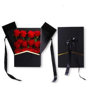 Custom Colorful Rigiding Luxury Packaging Paper Flower Gift Boxes with Your Own