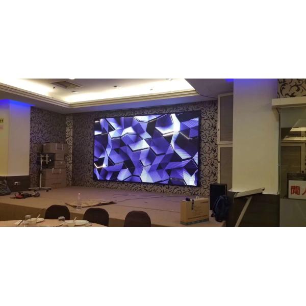 Quality Black SMD Full Color Indoor LED Screens 4.8mm Pixel Pitch Synchronism Control Mode for sale