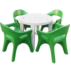 Plastic Children Learning Table And Chair Roll Molding Custom Color