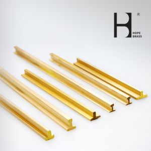 Polishable Surface Brass L Profile , 55% Copper Architectural L Profile