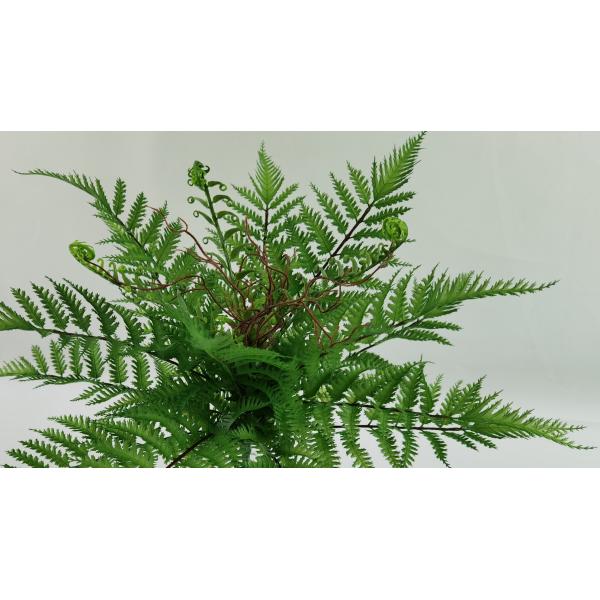 No Allergies 38CM 18 Leaves Faux Fern Plants