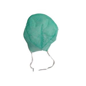 Spunbond Fabric Disposable Bouffant Scrub Caps 61x14 Cm High Tensile Strength