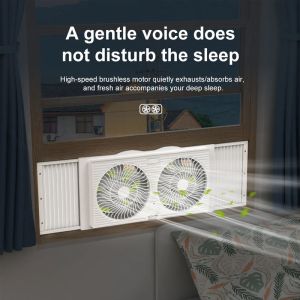 Home Ceiling Exhaust Fan 9 Inch Double Reverse Window Fixture DC Exhaust Fan