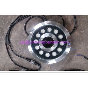 180mm Alu Body SS Surface Underwater Fountain Lights DMX512 Control Type 12X3W