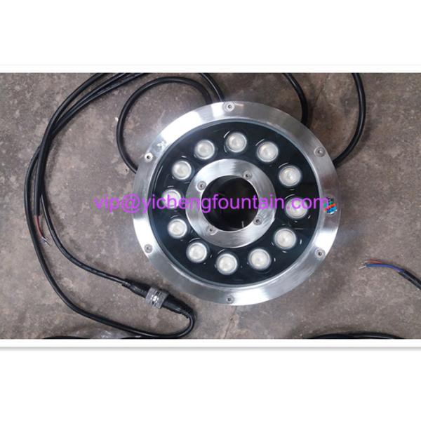 180mm Alu Body SS Surface Underwater Fountain Lights DMX512 Control Type 12X3W