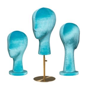 Multi Color Adjustable Hight Styrofoam Mannequin Head Foam Hat Head Pieces Scarf