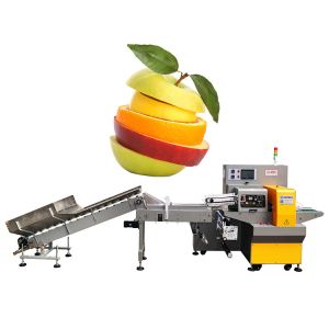 Wholesale PE PET 4 Seal Banana Fruit Vegetable Packing Machine from china suppliers