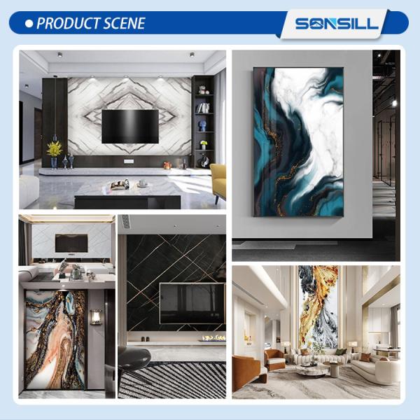 Glossy/Matt PVC Marble Sheet For Interior Decoration