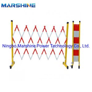 Road Isolation Retractable Fence With 0.3-3.2m Width Adjustable Flexible Barrier