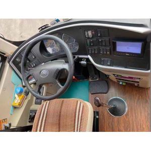 Left Steering Single Doors Airbag Chassis Luxury VIP Seats Used Passenger Bus