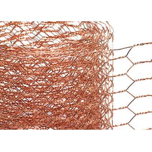 5/8" 16mm Hexagonal Copper Chicken Wire Mesh BWG 22 24 25 Gauge