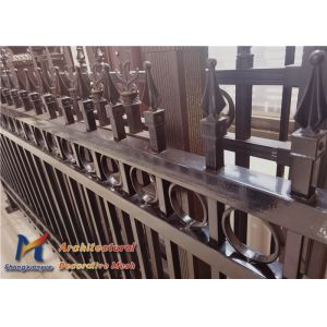 Wrought Iron Metal Wire Mesh Fence Panels 14 Gauge Wire Mesh Fencing