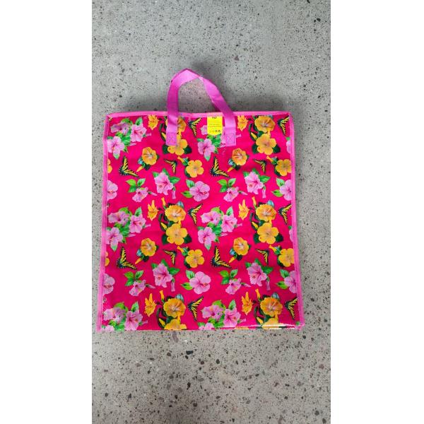Quality Reusable Foldable Non Woven Bag with Zipper Closure Durable and Eco-Friendly for sale