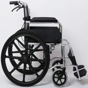 Foldable Portable Wheelchair Designed for Elderly with Disabilities
