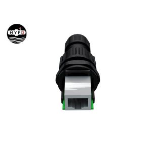 Front Panel Mounted 8 Pin Cat6 Waterproof Rj45 Connector