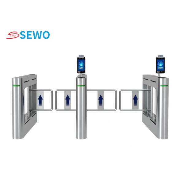 AC220V Pedestrian Access Control Gates Fully Automatic Security Swing Barrier
