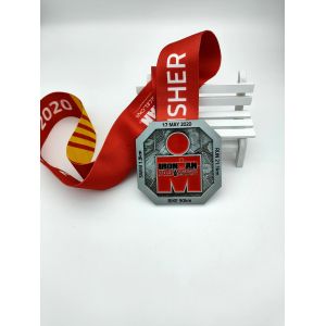 Ironman Triathlon Custom Die Cast Medals 2d Design Laser Engraving
