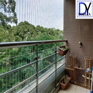 Fixed Open Style Aluminum Alloy Frame Balcony Invisible Grille with Surface