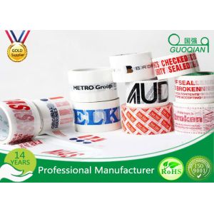 Custom Sealing OPP / Bopp Self Adhesive Tape With Crystal Clear Printed