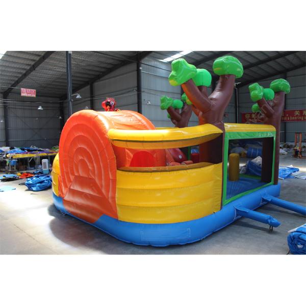 Kids' Jumping Castle Inflatable Bouncer with Slide and Custom Logo Printing