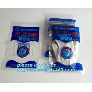 LDPE polybags, food packing clear grip seal polybags plastic Zip lockk bag,