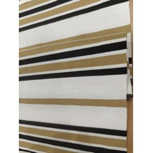 Healthy And And Breathable And Comfortable Textured Striped Knit Fabric For Polo