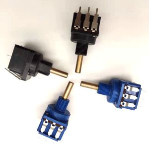 Blue 500k Potentiometer With Switch 10A For Dimming Lighting