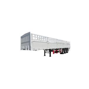 3 Axle Dropside Fence Cargo Semi Trailer Side Wall With Jost E100 Landing Gear