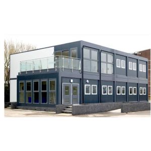 China Good quality insulation container office 20ft prefab container House