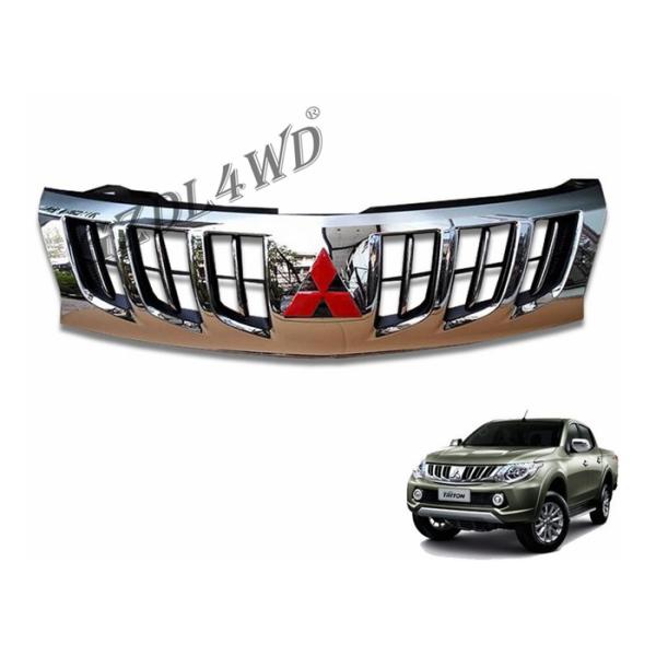 Black Car Front Grill For Pickup Trucks Mitsubishi Triton l200 Mn Ml Mq 2015-2018