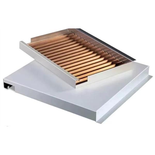 Perforated Patterns 1.5mm Brushed Aluminum Veneer Exterior Wall Cladding