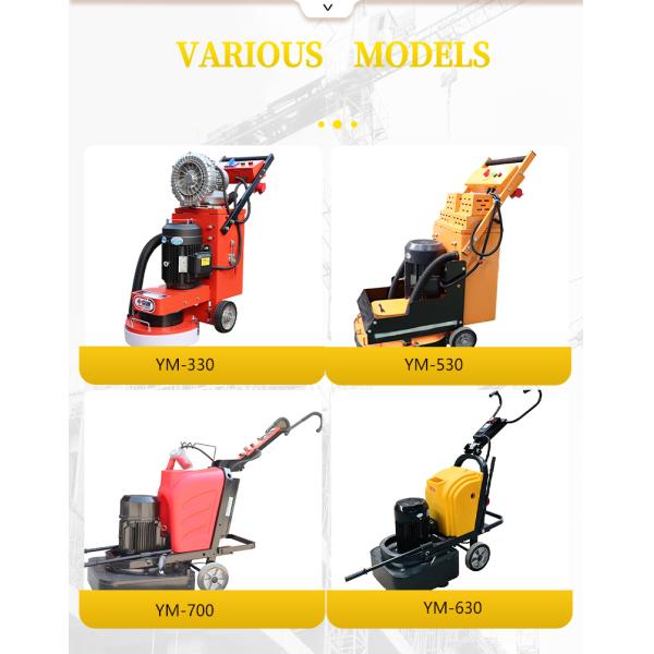 Bottom Hand Buffing Machine High Operating Efficiency for Ground Concrete Particle